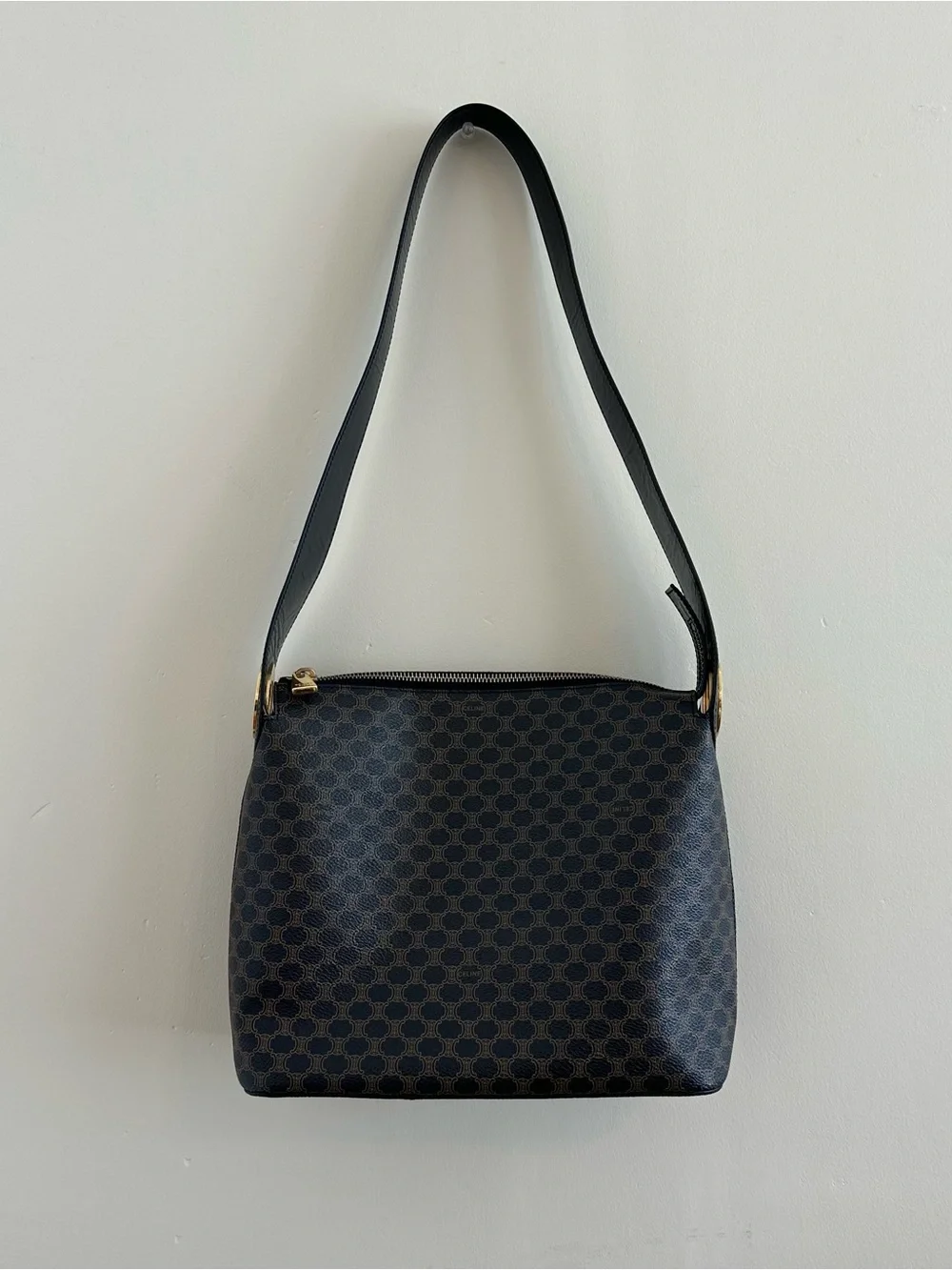 CELINE Macadam Triomphe Shoulder Bag - Vintage